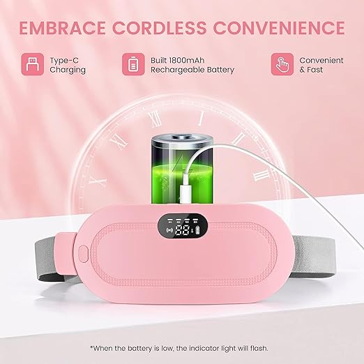 Electric Cordless Heating Pad for Period Pain