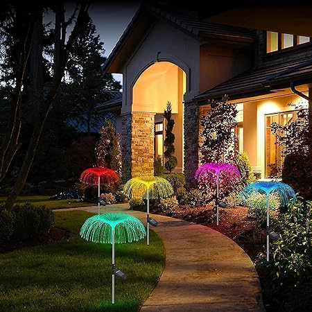 Changing Solar Waterproof Flower Lights (Multi Packs)