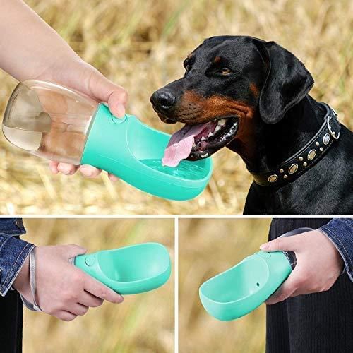 Leak Proof Portable Puppy Water Dispenser Drinking Feeder Pet Care Cup  (12 Oz / 350ml)