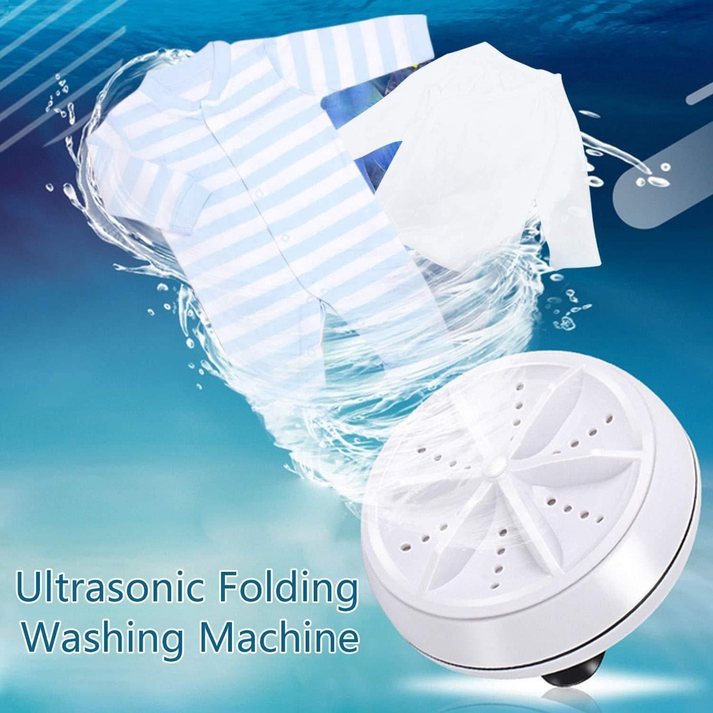 Mini Washing Machine- Portable Mini Washing Machine for Personal Laundry and Wash Vegetables Dirty Dishes