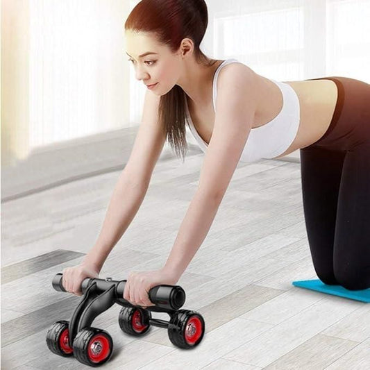 Wheel Ab Roller core Steel Handle With Knee Mat